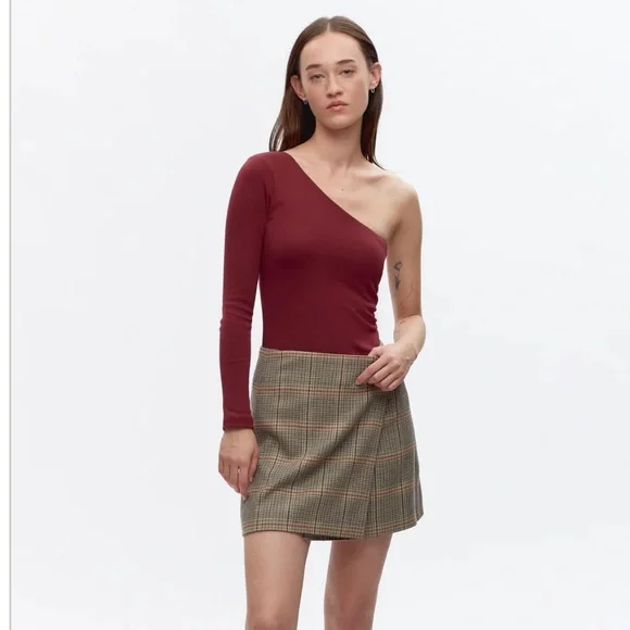 KOTN Faten Top Burgundy - Picture 2 of 6